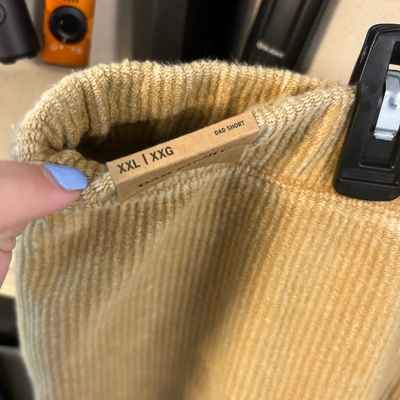 BNWT PINK By Victoria’s Secret Size XXL Mustard Dad Short - Picture 3 of 10